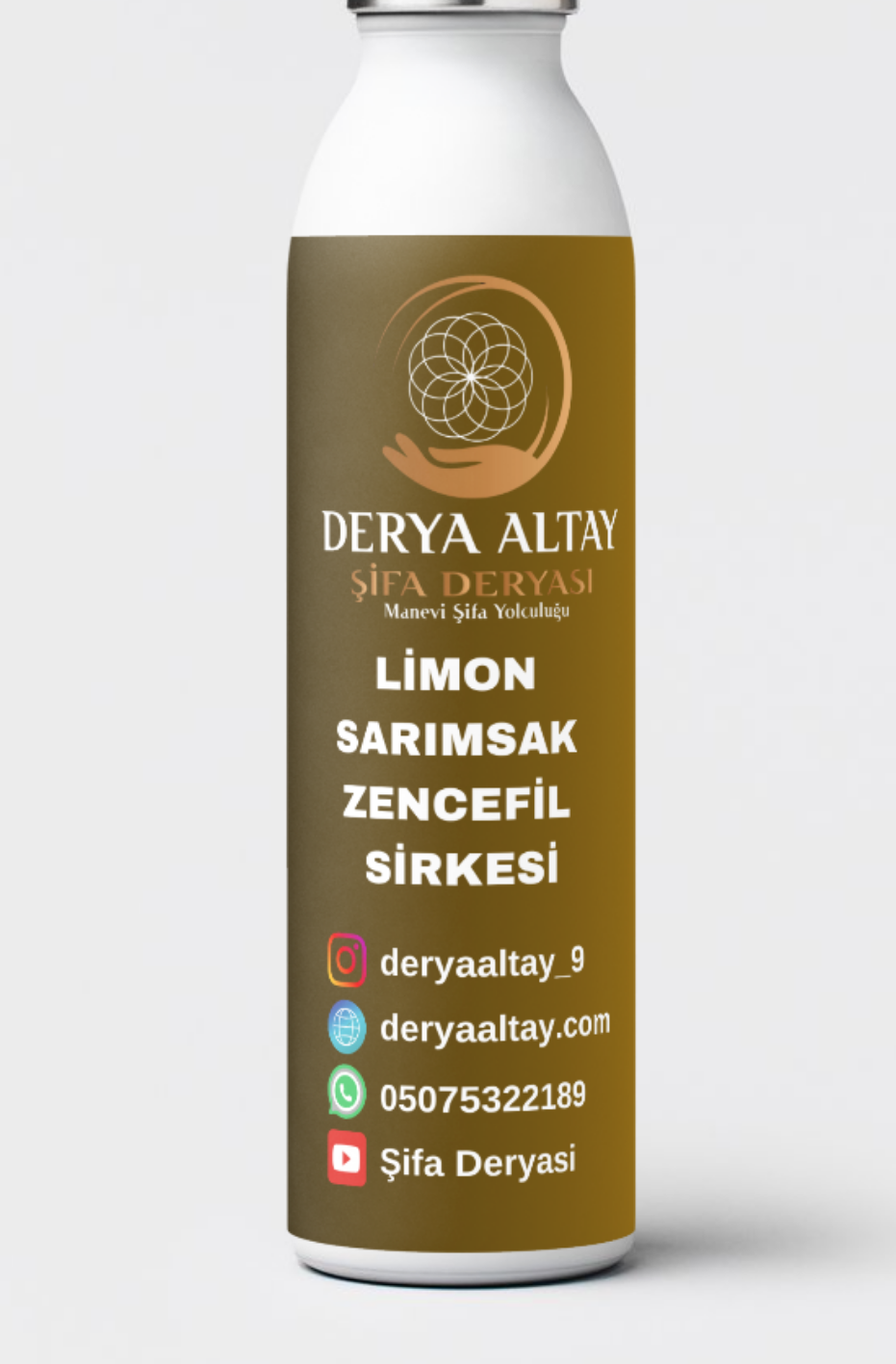 Zencefil Limon İle Sarımsaklı Sirke 500 ml