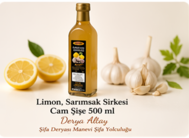 Zencefil Limon İle Sarımsaklı Sirke 500 ml