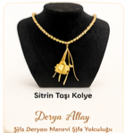 Sitrin Taşı Kolye