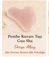 Pembe Kuvars Taşı Gua Sha